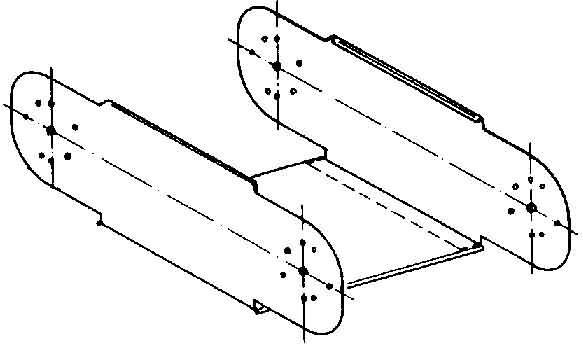 Actual product image Niedax NIE RGE 60.500 F Hinge bracket, vertical, 60x500 mm hot-dip galvanised (6 cm)