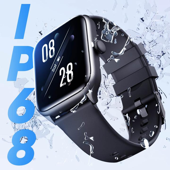 Actual product image Riversong smartwatch Motive 6 Pro space gray SW62