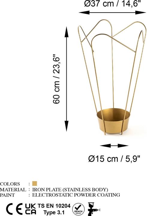 Actual product image Hanah Home Dexter