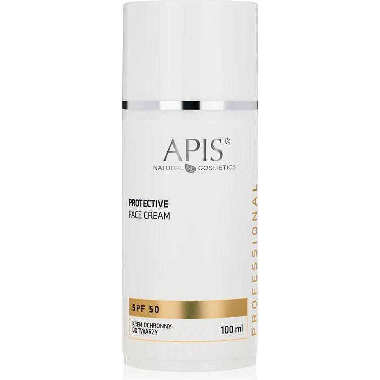 Apis Natural Cosmetics Crema Solare, Apis Protettiva Spf 50 Con Protezione Uva E Uvb Bio-Filtro Oli Naturali Protegge Volume 100 (Spf 50, 100 Ml)