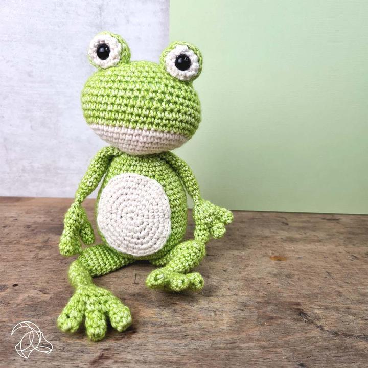 Actual product image Hardicraft Frog Vinny - Crochet Set