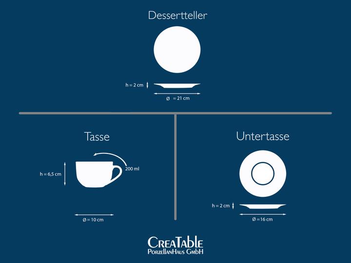 Image du produit CreaTable Maria Theresia (18 pièce(s))