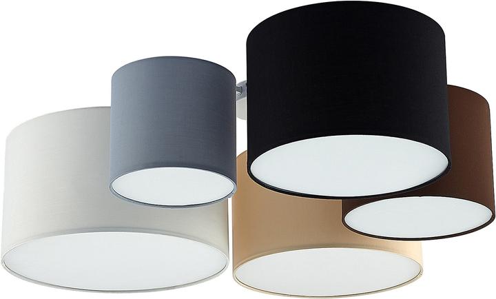 Beige, Braun, Grau, Schwarz, Weiss