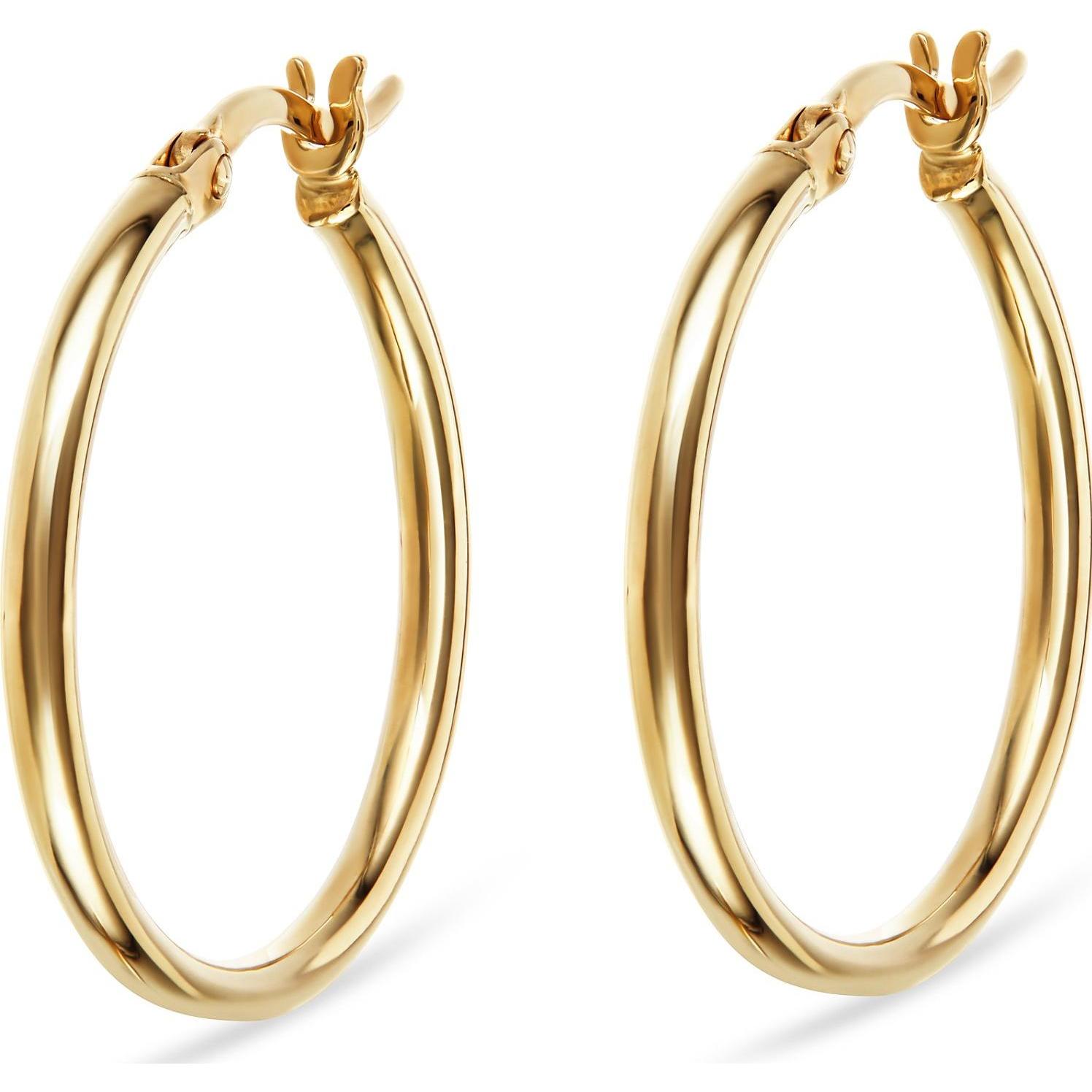 Favs, Ohrringe, Creolen, (375er Gelbgold)