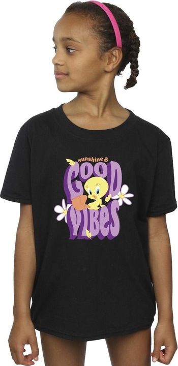 Image du produit Looney Tunes - T-shirt TWEEDAY SUNSHINE & GOOD VIBES - Fille (128)
