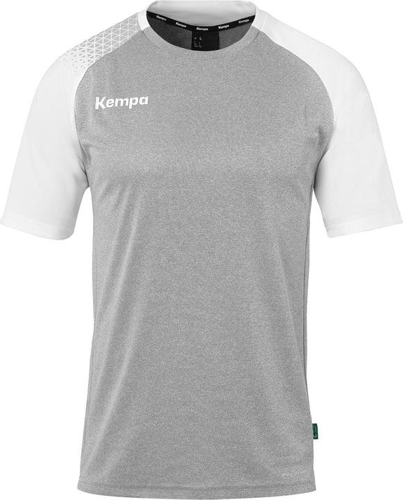dark grey melange white