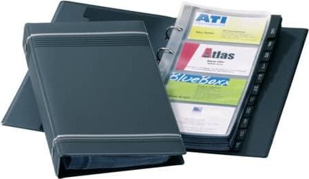 Actual product image Durable Business card book Visifix for 200 business cards, anthracite (57 x 90 mm)