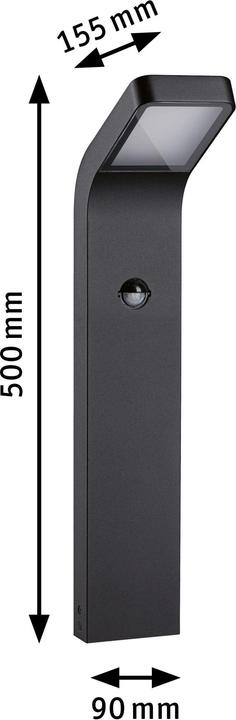 Produktbild Paulmann Seawater Pollerleuchte Kulma (500 lm, IP44)