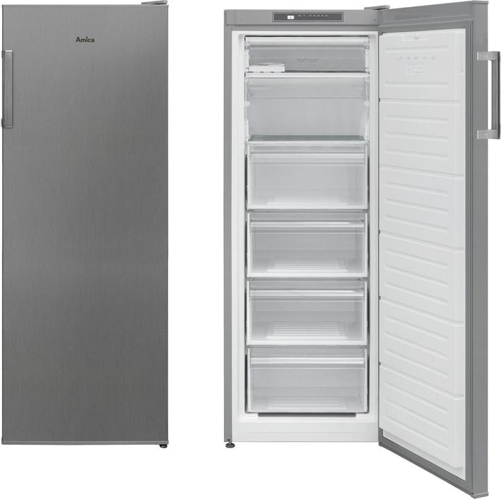 Produktbild Amica Amic GefSch GSN 324 160 E, 55cm Edelst. 145cm hoch, noFrost, EEK E (Freistehend, 174 l)