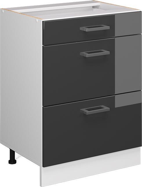 Anthrazit, Anthrazit hochglanz, Weiss