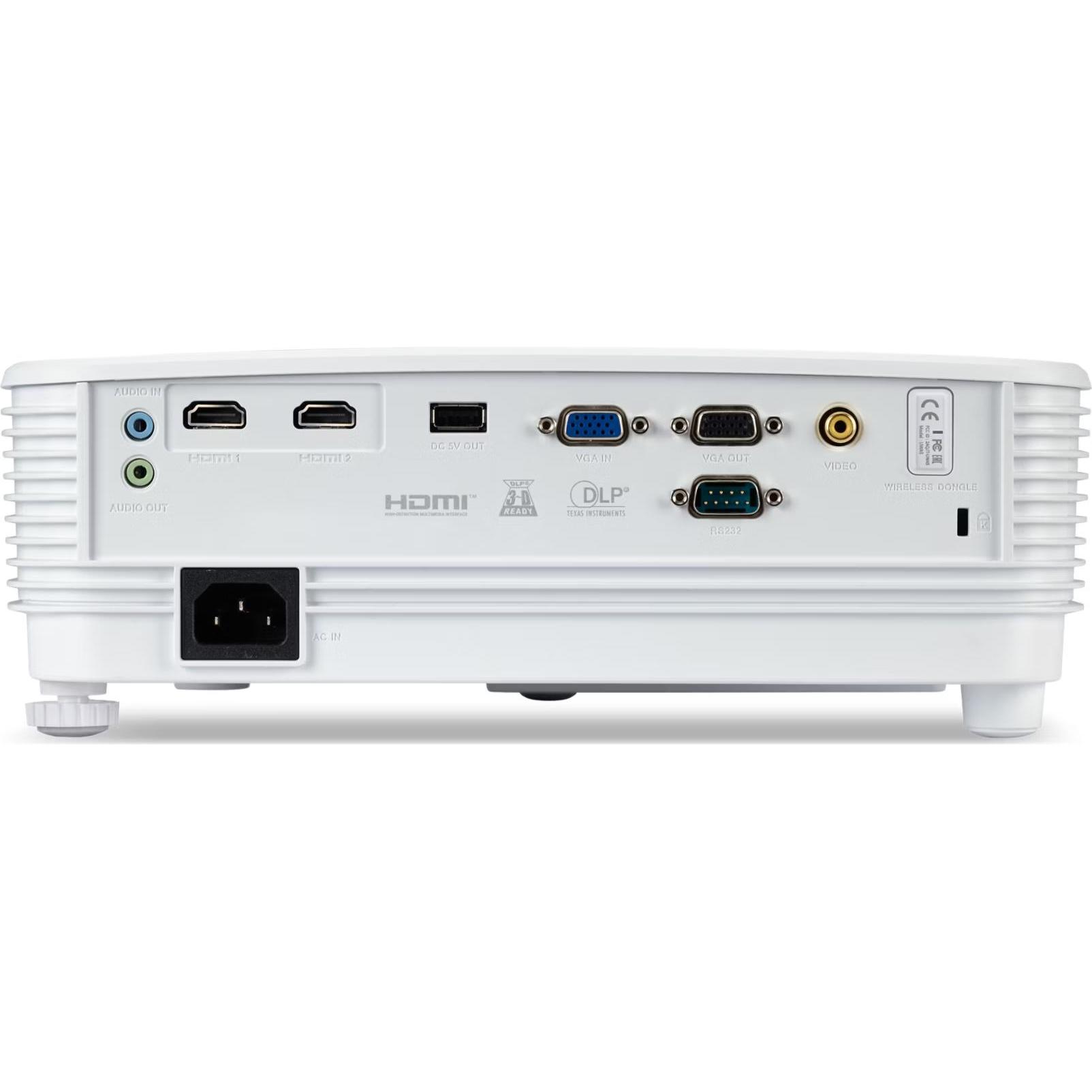Thumbnail - Acer P1257i (XGA, 4500.48 lm, 1.51 - 1.97:1), Beamer, Weiss