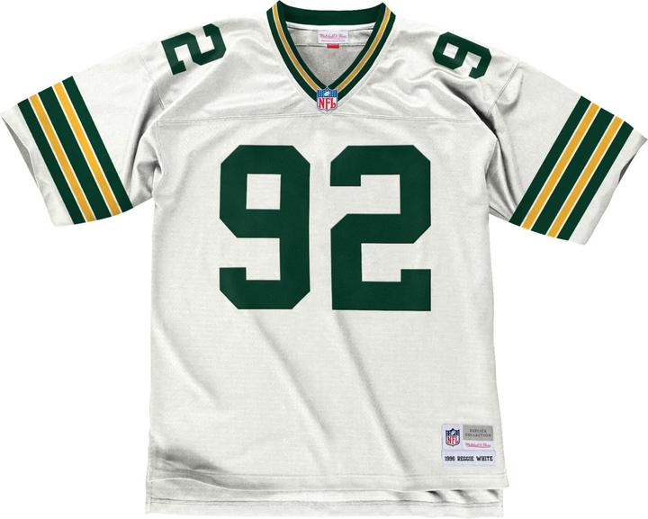 Actual product image Mitchell & Ness NFL Legacy Jersey - Green Bay Packers 1996 Reggie White - L (L)