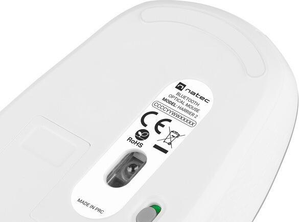Produktbild Genesis Mouse Harrier 2 Wireless, White/Grey, Bluetooth (Kabellos)