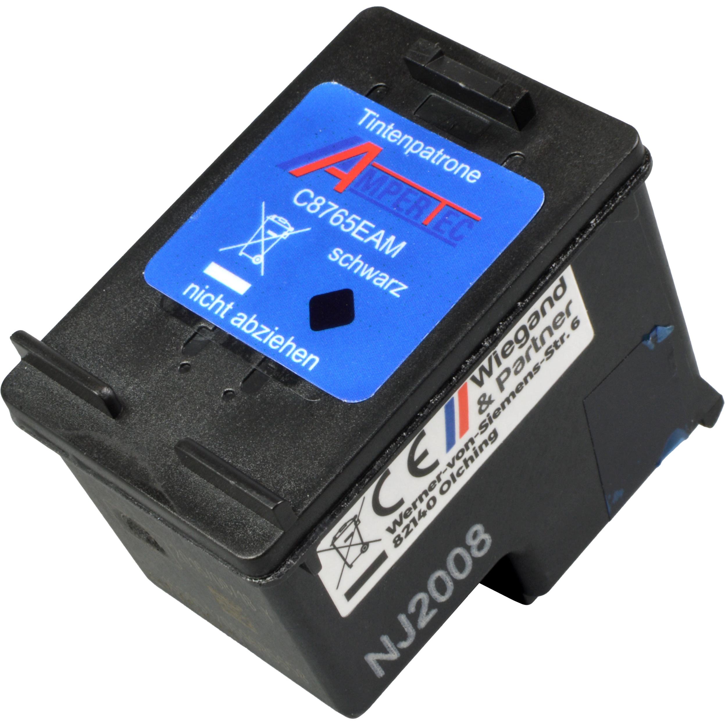 Ampertec, Druckerpatrone, Tinte ersetzt HP C8765E 338 schwarz (BK)
