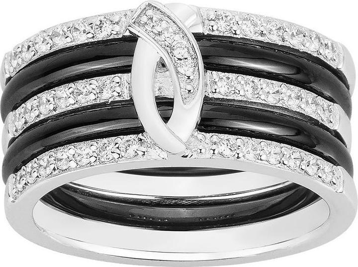 Immagine prodotto Ceranity Anello Argento - Ceramica Nera - Zirconia (56)