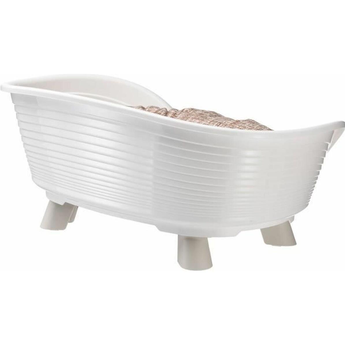 Corbeille + coussin Throne - Blanc