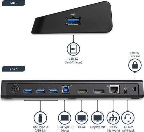 Produktbild StarTech USB 3.0 (USB-B, 4 Ports)