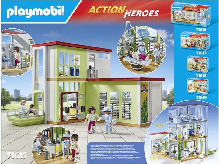 Produktbild Playmobil Modernes Krankenhaus (71615, Playmobil Action Heroes)