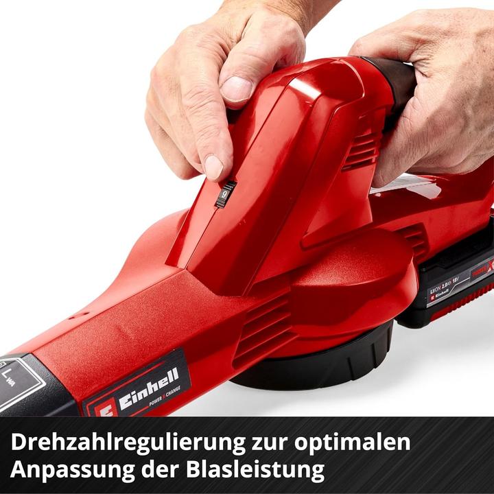 Actual product image Einhell GE-CL 18 Li E Kit (Rechargeable battery operated, Leaf blower)