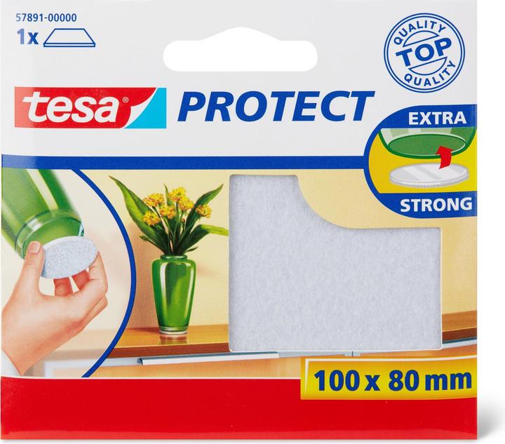 Produktbild tesa PROTECT Filzgleiter rechteckig (Filzgleiter, 1 Stk.)