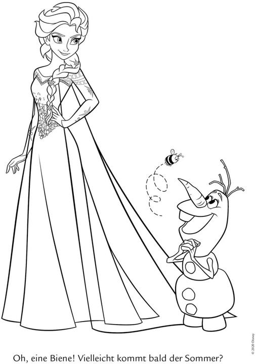 Produktbild Disney Eiskönigin: Malspass mit Olaf