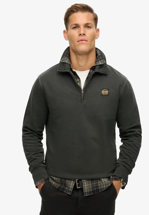 Image du produit Superdry Sweatshirt 1/2 zip et coutures contrastées (XXL)