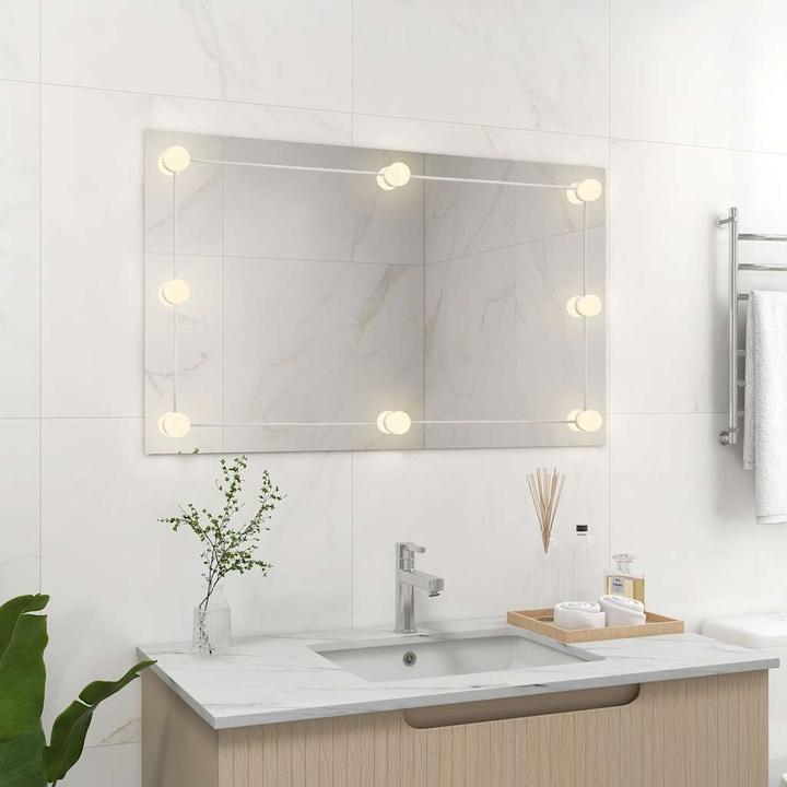 Produktbild vidaXL Wandspiegel mit LED-Leuchte (100 x 60 cm)