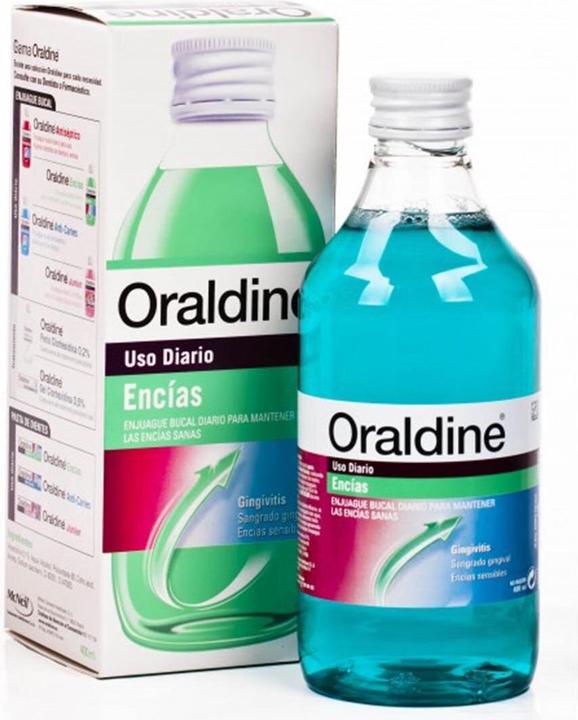 Actual product image Johnson & Johnson Oraldine gum mouthwash 400ml (400 ml, Mouthwash)