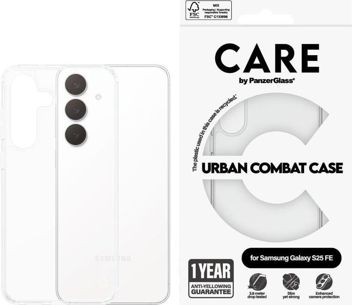 Actual product image PanzerGlass CARE Flagship Case Urban Combat Samsung Galaxy S25 FE (Samsung Galaxy S25 FE)