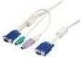 Actual product image LevelOne Level One ACC-2103 Cable set for KVM-0830/1630 VGA 2xPS2, 5m