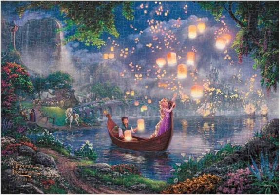 Actual product image Disney Rapunzel Stained Glass Puzzle 500 pieces (500 pieces)