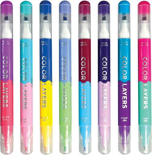 Produktbild Ooly Color Layers doppelseitige Layering-Marker (multicolour, 8 x)