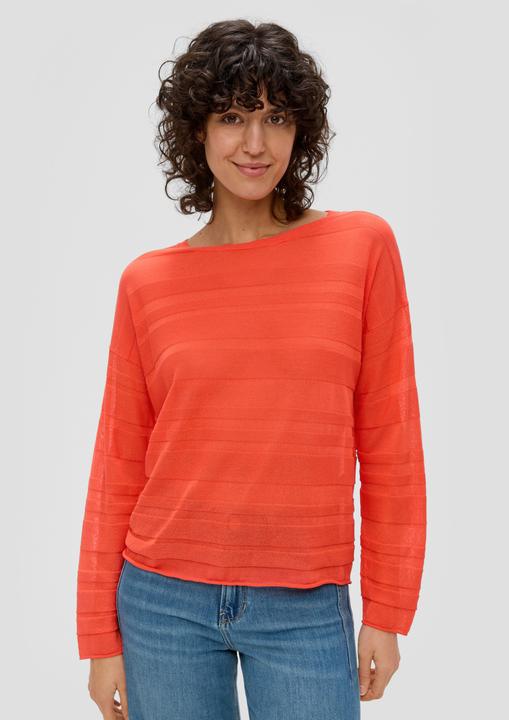 Produktbild s.Oliver Strickpullover Pullover mit Musterstruktur (38)
