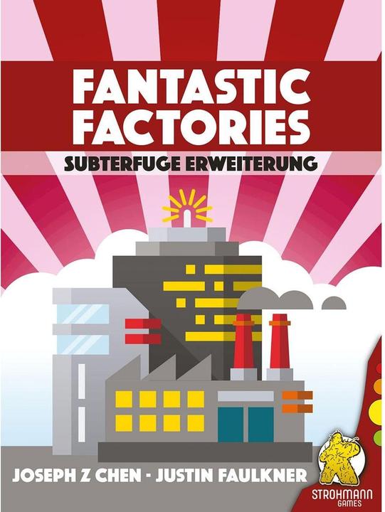 Image du produit Strohmann Games STR21003 - Subterfuge : Fantastic Factories, à partir de 12 ans (extension, édition FR) (Allemand)