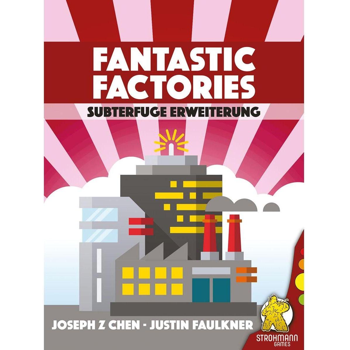 Strohmann Games STR21003 - Subterfuge: Fantastic Factories, ab 12 Jahren (Erweiterung, DE-Ausgabe) (Deutsch)