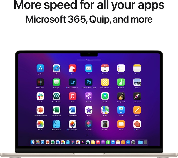 Image du produit Apple MacBook Air – 2022 (13.60", M2, 8 Go, 256 Go, DE)