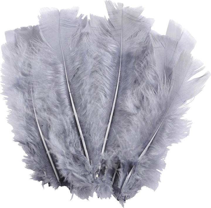 Produktbild Natura Punto Dekofedern, 5er-Set mit jeweils 35 Federn, Bunt