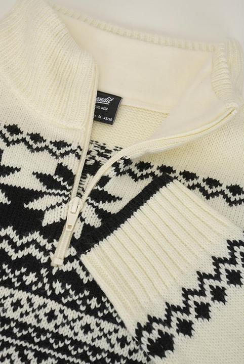 Produktbild Brandit Norwegian Wollpullover Grösse S Farbe Weiss (S)