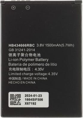 Huawei HB434666RBC Battery for 1500mAh Li-Pol (OEM)