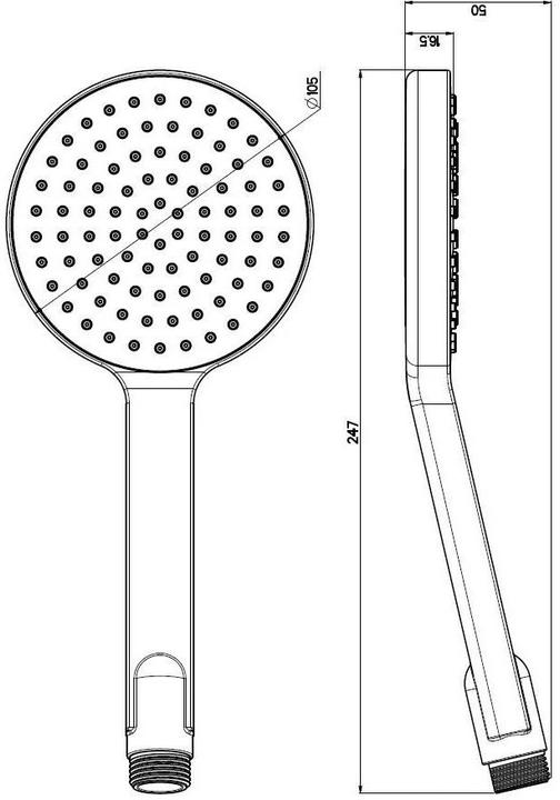 Actual product image Nikles Fresh 105 Uno (1 Beam types, 12 l/min)