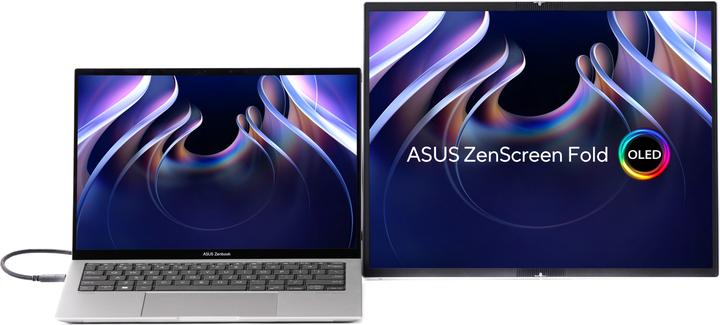 Actual product image ASUS ZenScreen Fold OLED MQ17QH (2560 x 1920 pixels, 17.30")