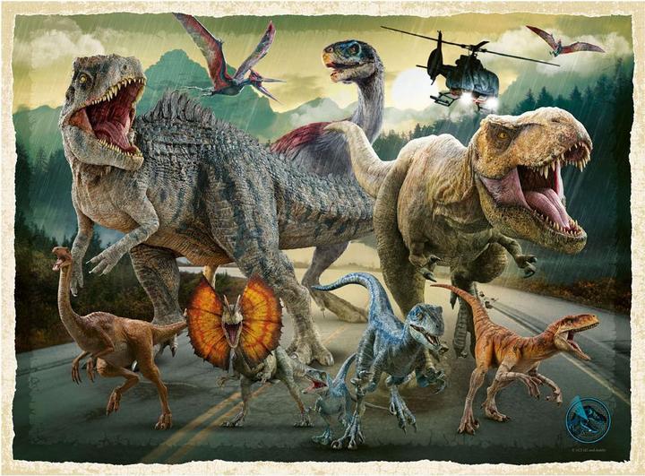 Immagine prodotto Ravensburger Puzzle per bambini 12001058 - La vita trova un modo - 200 pezzi XXL Jurassic World (200 pezzi)