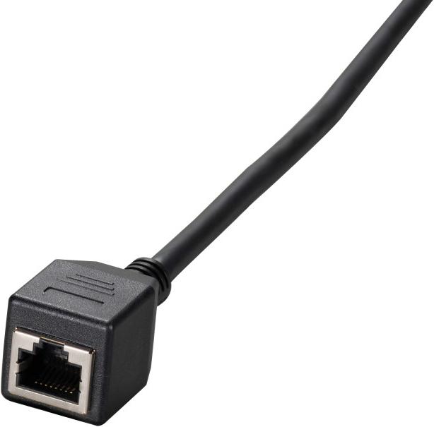 EFB Elektronik RJ45 patch cord extension Cat.6A, S/FTP, AWG26, black ...