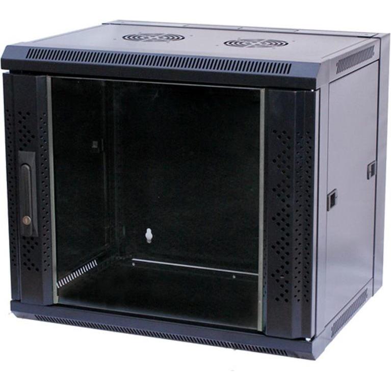 Value Wandgehäuse (18 HE, 19 Zoll Rack), Serverschrank, Schwarz