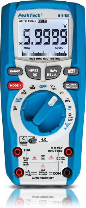 Produktbild Peaktech P 3442 True RMS Digitalmultimeter (CAT IV 600V, CAT III)