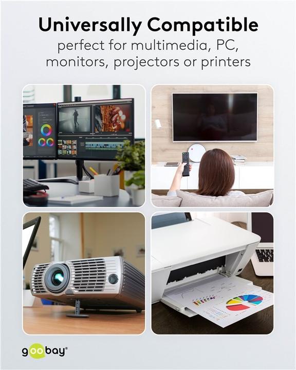 Produktbild Goobay Spannungsversorgungs-Verlängerungskabel (3.50 m)