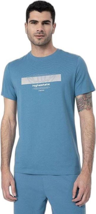 Actual product image 4F Herren Kurzarm-T-Shirt Indigo (S)