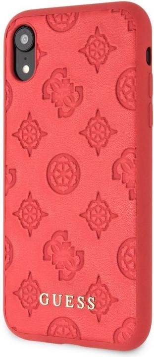 Image du produit Guess iPhone XR Debossed PU Leather Hard Case Peony (Apple iPhone XR)