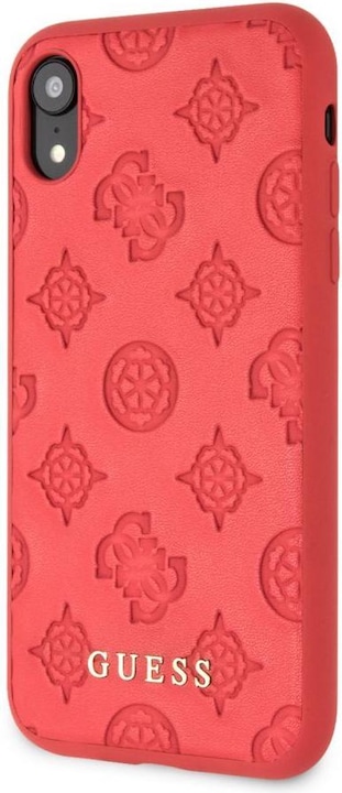 Immagine prodotto Guess iPhone XR Custodia rigida in pelle PU in rilievo Peony (Apple iPhone XR)