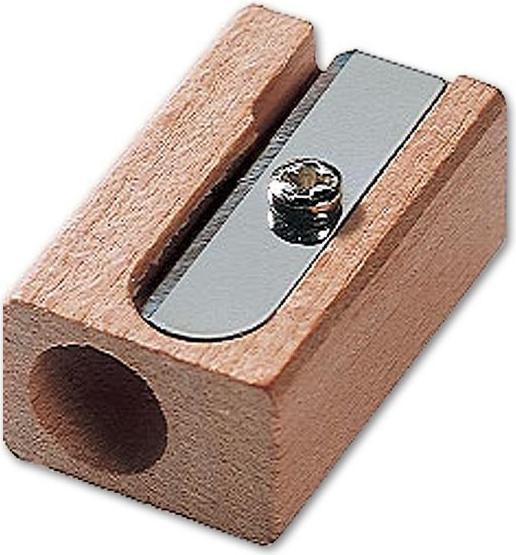 M+r Sharpener block shape simple beech untreated